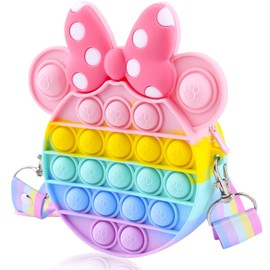 Bolsa para ratón, juguete para la ansiedad, juguete para la ansiedad, juguete para la ansiedad, juguete para niñas, juguete sensorial para aliviar la ansiedad, el estrés, regalo de silicona para 6, 7, 8, 9 años, adolescentes y jóvenes