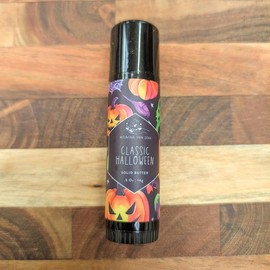 TRAVEL: Solid Body Butter For Dry Skin - Coconut Free - Body Care, Lotion - Mountain View Soap Unscented and Scent Sticks:_Classic Halloween_SINGLE: Travel-Sized Stick