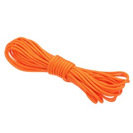 PATIKIL 26ft Reflective Guyline Camping Paracord 4mm Tent Cord Guyline Rope for Camping Tent Tarp Hiking Nylon Paracord Rope Orange