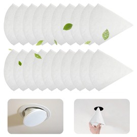 Ksvaye Pack of 20 Cone Filters DN 125, 8 mm Thick G4 Filter for Ventilation Systems, Compatible with Zehnder, Helios, Nibe, LWZ, Wolf, Stiebel Eltron, Vaillant, Maico, Pluggit, Ideal for Suction Plate