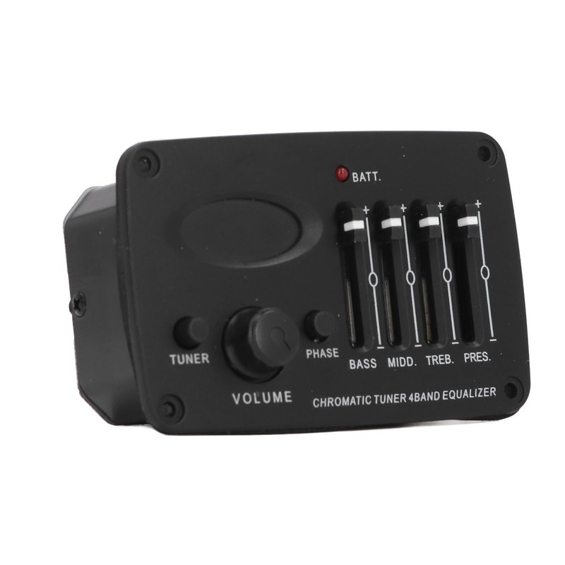 Acoustic Guitar 4 Band Equalizer EQ Preamps Piezo Pickup Chromatic