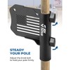 JOYTUTUS Truck Bed Flag Pole Mount Compatible with Tacoma &