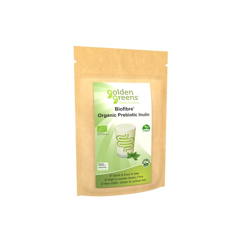 Golden Greens Organic Prebiotic Inulin Fibre, 250g