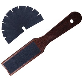 Foot Scrubber Massager feet File Single Side Wooden Handle Cracked Heel Rasp Grater Pedicure Hard Dead Skin Callus Professional Remover Scrub