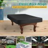 Funda Para Mesa De Billar, Tela De Buey, Diseño Negro