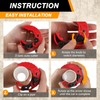 ORANGE MONSTER Multi-size PVC Tube Cutter, Pipe Cutter for Ratchet,