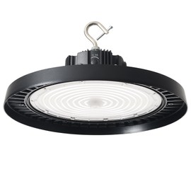 480V UFO LED High Bay Light, 150W/120W/100W Wattage Selectable, 21000LM (500W HPS Equiv.) Dimmable Commercial Bay Light for Shop Garage Factory Warehouse Workshop Area 277-480V