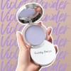 Polvo Matificador Seda Cremoso Lavanda Maquillaje Mate Tono Morado transparente