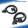 Black Door Trim Molding Left and Right Kit Rubber Sealing