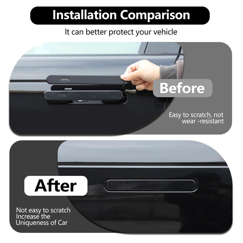 Car Exterior Door Handle Cover Trim Compatible with Land Rover