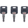 (3) KeyPower CW401 - CW451 Keys for FIC Fastec RV