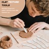 Xanadued 5 Pieces Texture Tool Set for Clay Art, Texture
