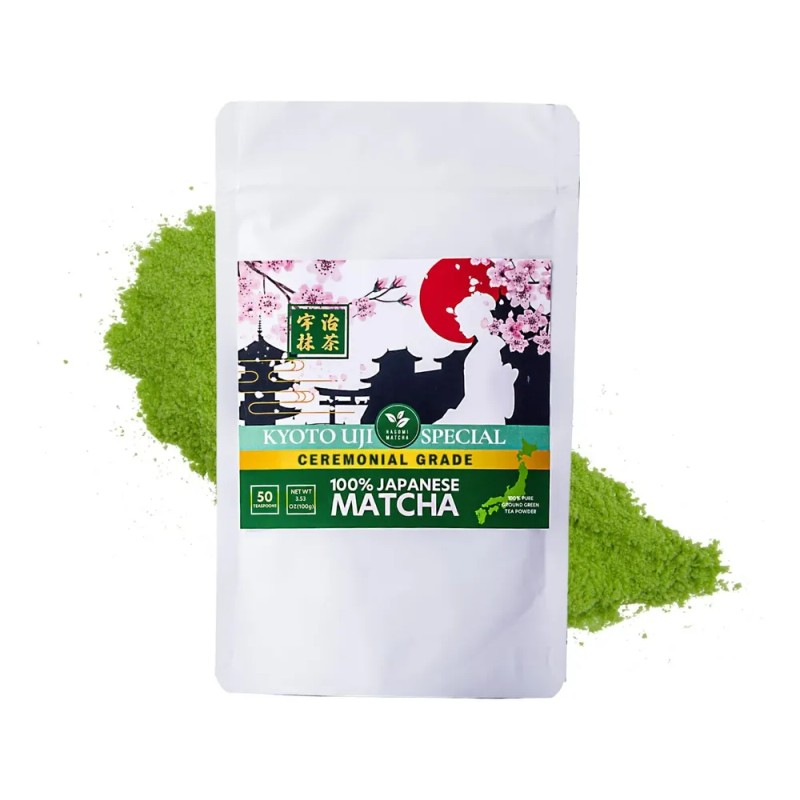 Nagomi Matcha Té Verde Matcha Orgánico Ceremonial Nagomi 100