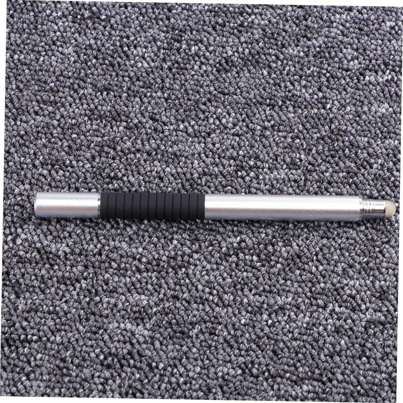 TEHAUX Stylus Pen for Touch Screens Silver Capacitive Disc Fiber