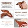 Set of 4 Wooden Massage Sticks, Triangular Knobble, Trigger Massage