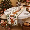 Christmas Decorations - Gingerbread House Candy Cane Xmas Table Runner