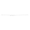 S925 Sterling Silver Heartbeat Wave Bracelet Geometric Wave Bling Fine