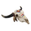 Ebros 7.5"W Southwestern Indian Spirit Sun Dreamcatcher Bull Skull Wall