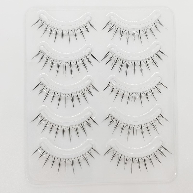 Bodermincer False Eyelashes, Natural Upper Eyelashes, 3D A4 Popular Handmade