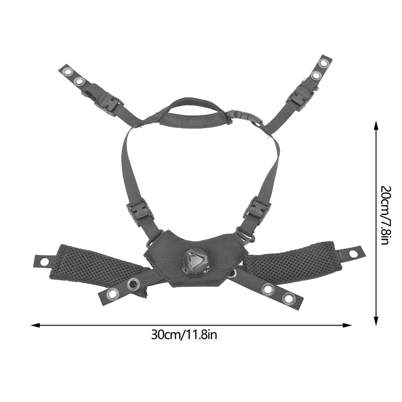 Helmet Dial Suspension System Chin Strap Helmet Padding Kit for