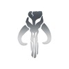 Mandalorian Skull Sticker Vinyl Decal Notebook Car Window Laptop 4"