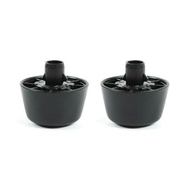 EIOFEVY 2pcs Jk Accessories Black Rubber Bumper Cushion Hood Bump Stop Front for Jeep for Wrangler 2007-2017 2FJWJABRBCHBS