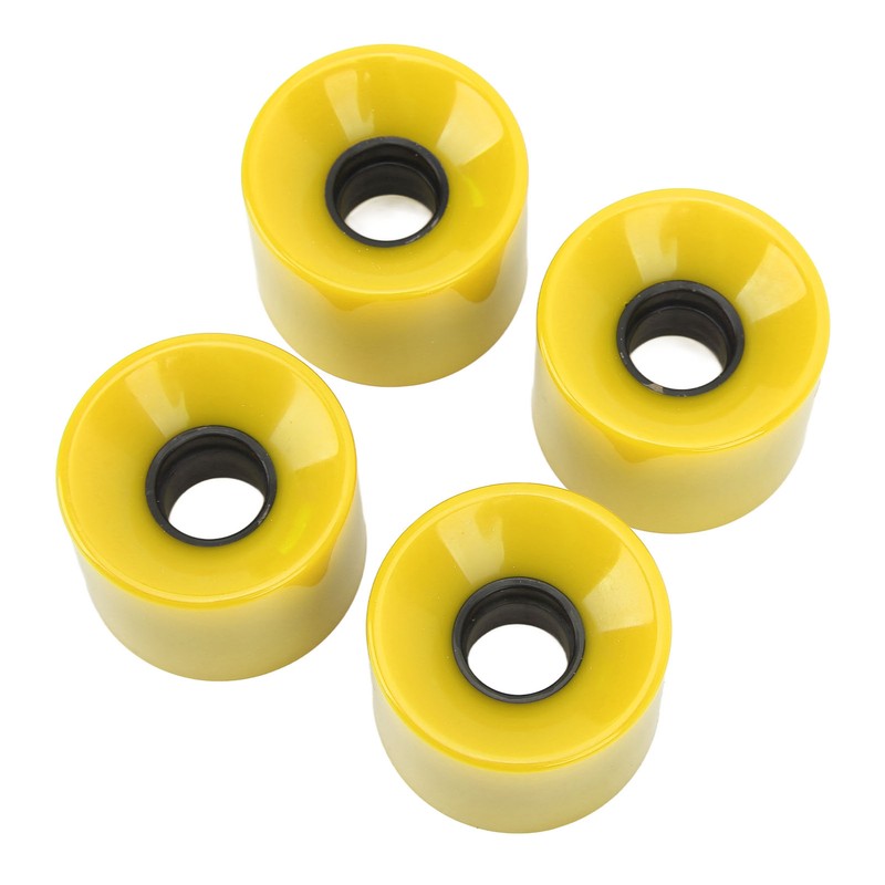 4PCS PU Skateboard Wheel Replacement Low Noise Multifunctional Land Surfboard