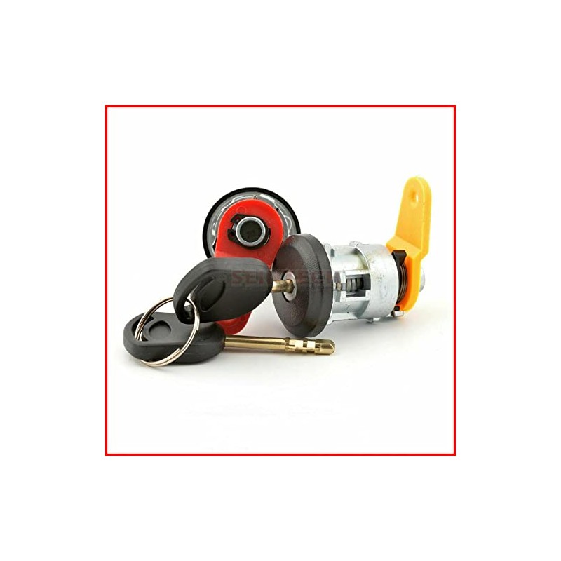 Front Left & Right Door Lock Barrels With Keys For