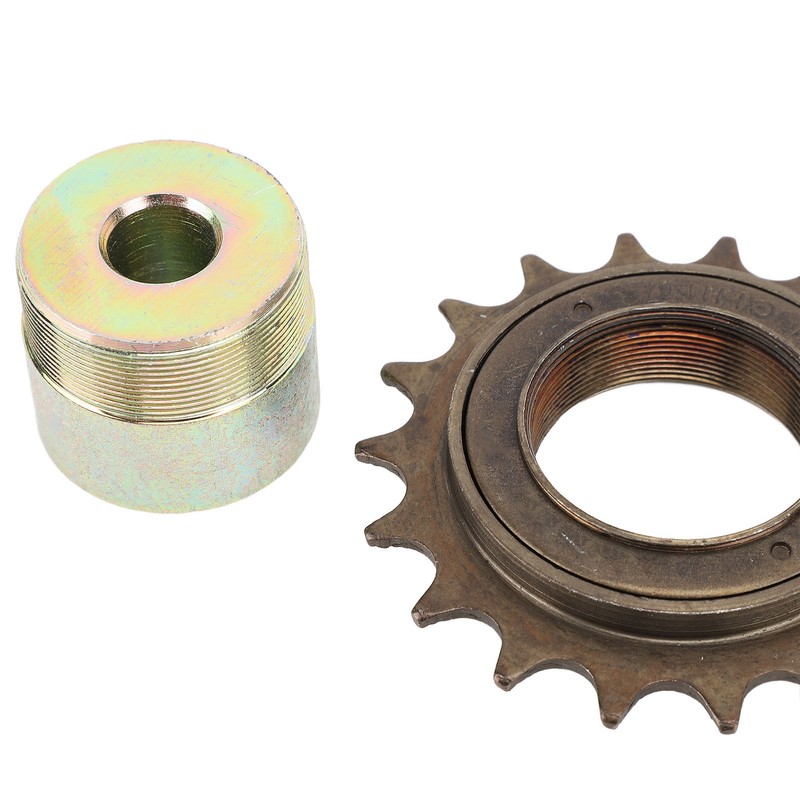 Single Speed Bike Freewheel 18T Threaded Bicycle Freewheel with 13mm