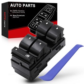 AOTPAT Master Power Window Switch Fits for:-GMC Acadia 3.6L 2007 2008 2009 2010 2011 2012 2013 2014 2015 2016 Driver Side Control Switch OE# 20945224, 901-990, DS-2183 (New-Upgrade)