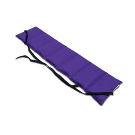 Organic Spelt Cushion 7 Chamber with Ribbon 65 x 15 Purple Heat Belt Long Cushion for Tying Back