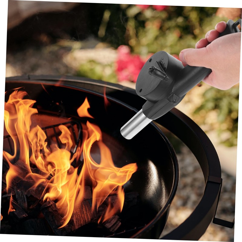 BESPORTBLE Hand Crank Fire Blower for Bbq Camping Blower Compact