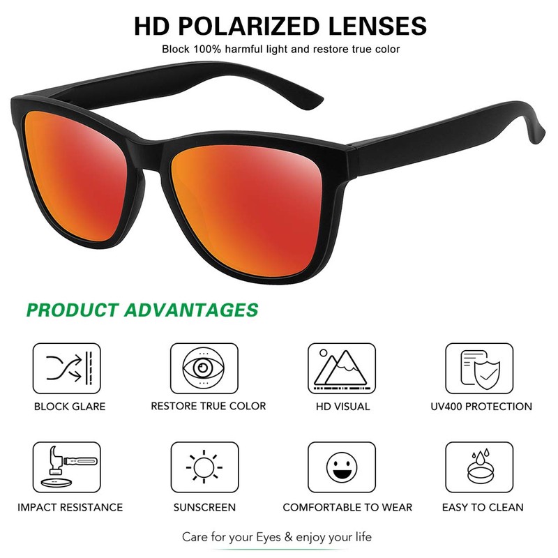 MEETSUN Polarized Sunglasses for Women Men Classic Retro Designer Style