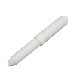 White Toilet Paper Holder Roller, Adjustable Tissue Box Paper Roll Core Bathroom Plastic Toilet Paper Roll Rods Spring Paper Holder Cores Paper Roller,Toilet Paper Roller Replacement,Bathroom