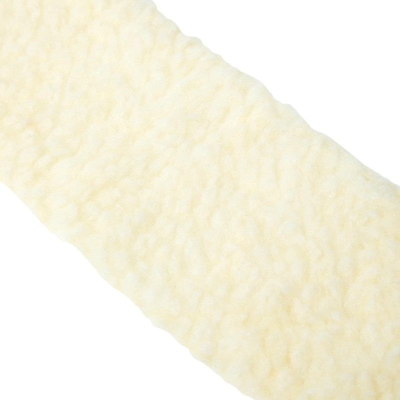 Trimits Faux Fur Trim, Cream Sheepskin, 2m x 80mm, 100%