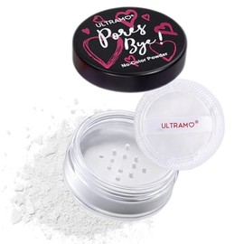 ULTRAMO Polvo Mate Traslúcido para Piel Hidratada y Duración del Maquillaje, Loose Powder Translucent Extra Coverage, Textura Seda Control de Aceite Elimina Brillo Facial Larga Duracion, 15g (Polvo Traslúcido)