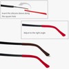 6Pair Silicone Anti-Slip Eyeglass End Tips Ear Sock Eyeglass Arms