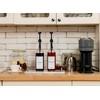 Demi's Home 25.4 oz 750 ml Glass Coffee Syrup Dispenser