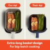 bella 4Qt Slim Air Fryer, Fits-anywhere Kitchenware, EverGood Ceramic Nonstick