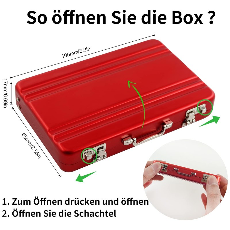 Money Case as a Money Gift, Voucher Packaging, Mini Briefcase,