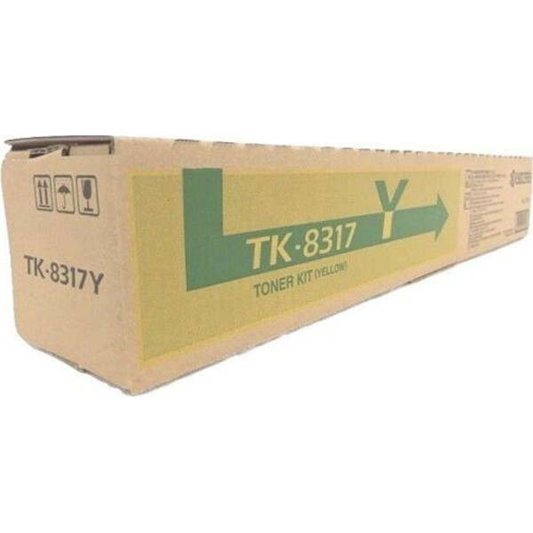 KYOCERA 1T02MVAUS0 Model TK-8317Y Yellow Toner Cartridge for use TASKalfa