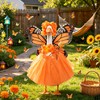 5 Pcs Butterfly Porch Goose Outfits for 17'' 23'' Lawn