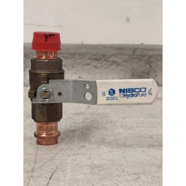 NIBCO HydraPure 3/4" Press Ball Valve (574599) Lead-Free Bronze CLPC585-80-LF