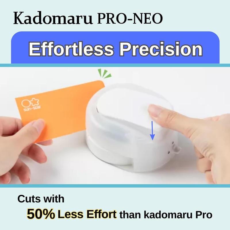 Sun-Star Stationery Corner Cutter Kadomaru PRO NEO White S4765060