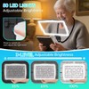 Large 10X Magnifying Glass with Light, Hands Free Magnifying Glass