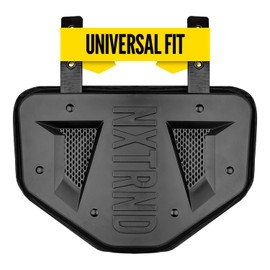 Nxtrnd Football Back Plate, Professional Football Backplates for Shoulder Pads, for Adult & Youth (Matte Black, Adult)