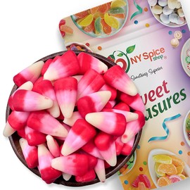 NY Spice Shop Valentine Gummy Candy Corn - 3 Pound Candy Corn Bulk for Valentines Gift Basket - Candycorn Gummies Snacks - Candy Variety Pack Trendy Treats