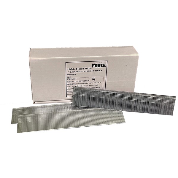 Steel Force F25 18 Gauge 1 Inch Length Straight Galvanized