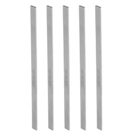 CoCud 5 Pieces Square Tool Bit 2 mm x 8 mm x 200 mm High-Speed Steel 4241 Turning Tool Flight Cutter Milling Machine Empty (Application: for Lathe Milling Device)