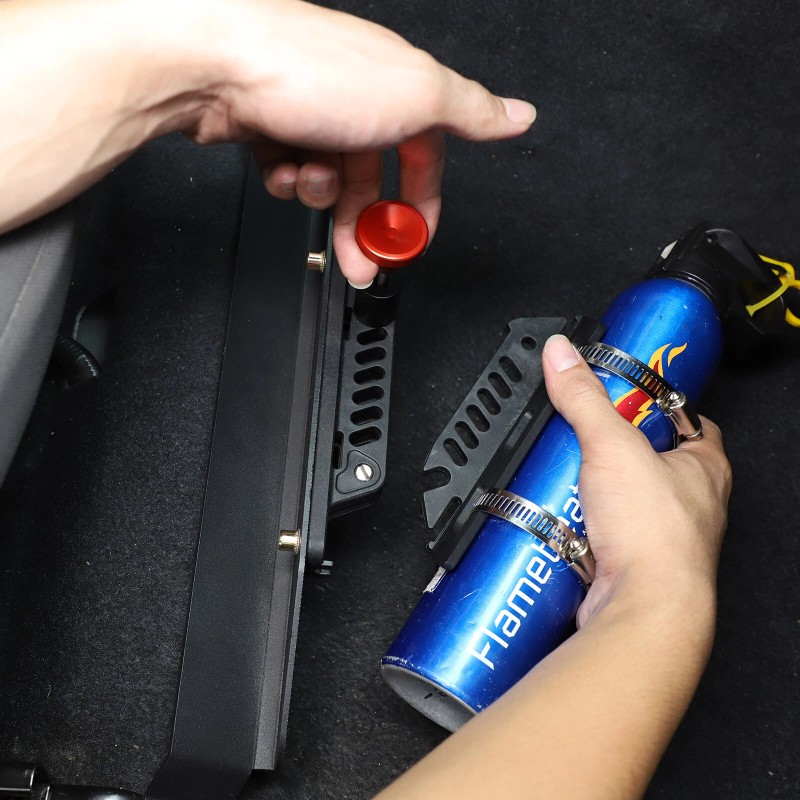 autopart2021 Adjustable Car Fire Extinguisher Car Mount Holder Bracket For